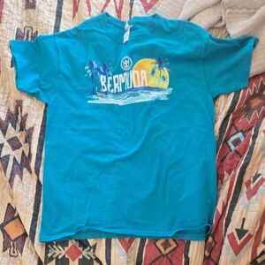 Teal Bermuda Graphic T-Shirt